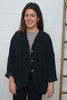 Leila Needlecord Jacket Black