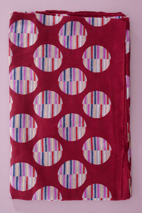Jette Scarf Wine - Image 3