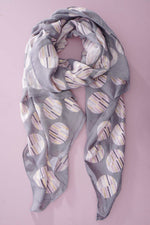 Jette Scarf Mid Grey Mid Grey - Jette Scarf Mid Grey