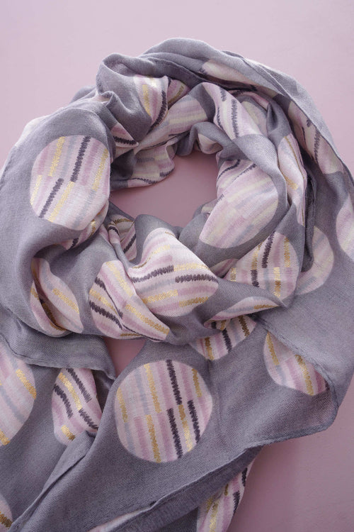 Jette Scarf Mid Grey - Image 2