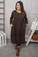 Loni Dress Cocoa Cocoa - Loni Dress Cocoa