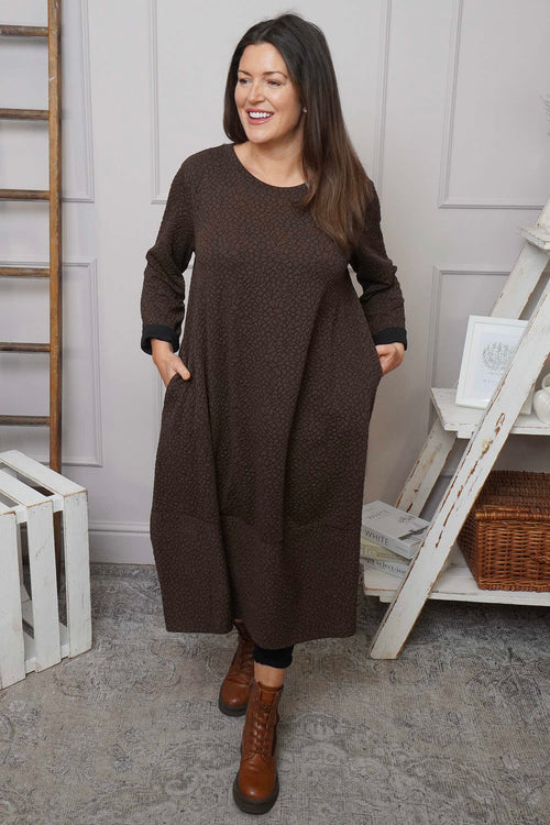 Loni Dress Cocoa - Image 1