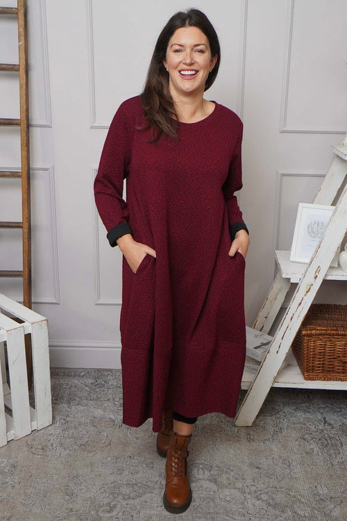 Loni Dress Wine - Image 2