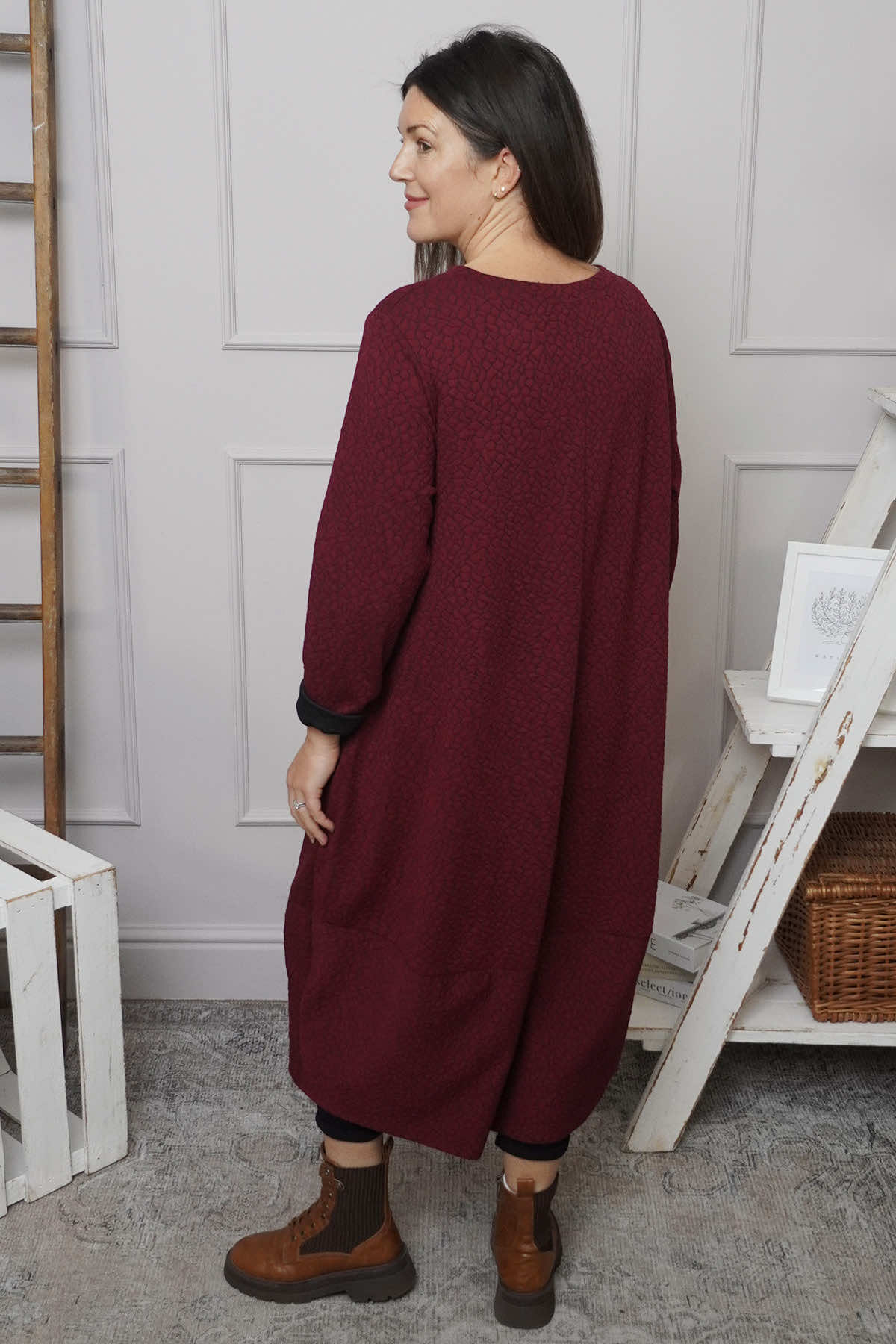 Loni Dress Wine