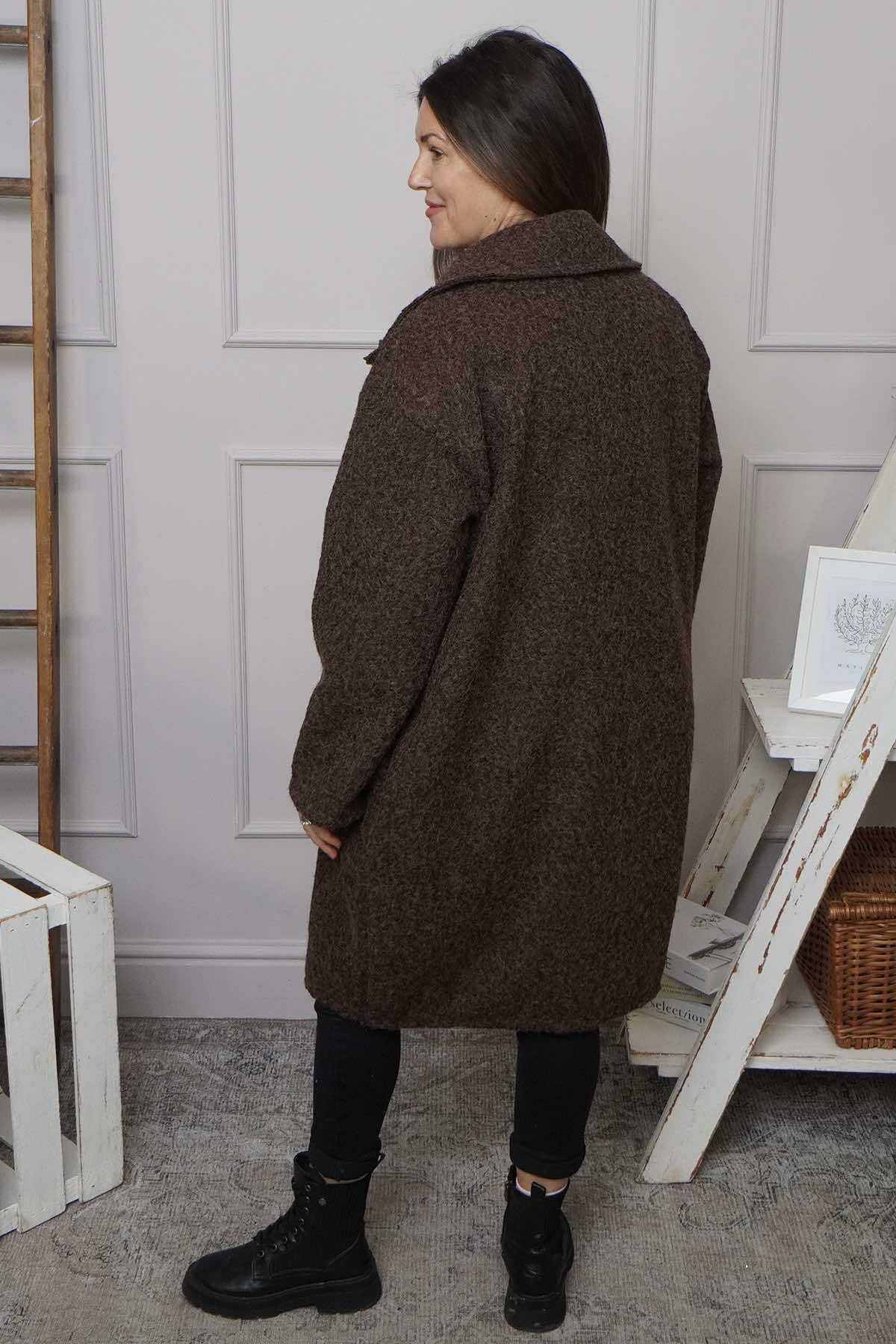 Chrysanta Coat Cocoa