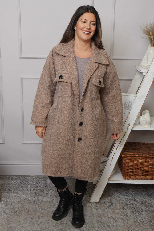 Chrysanta Coat Camel - Image 1