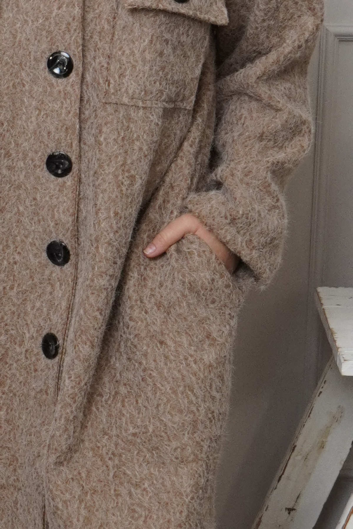 Chrysanta Coat Camel