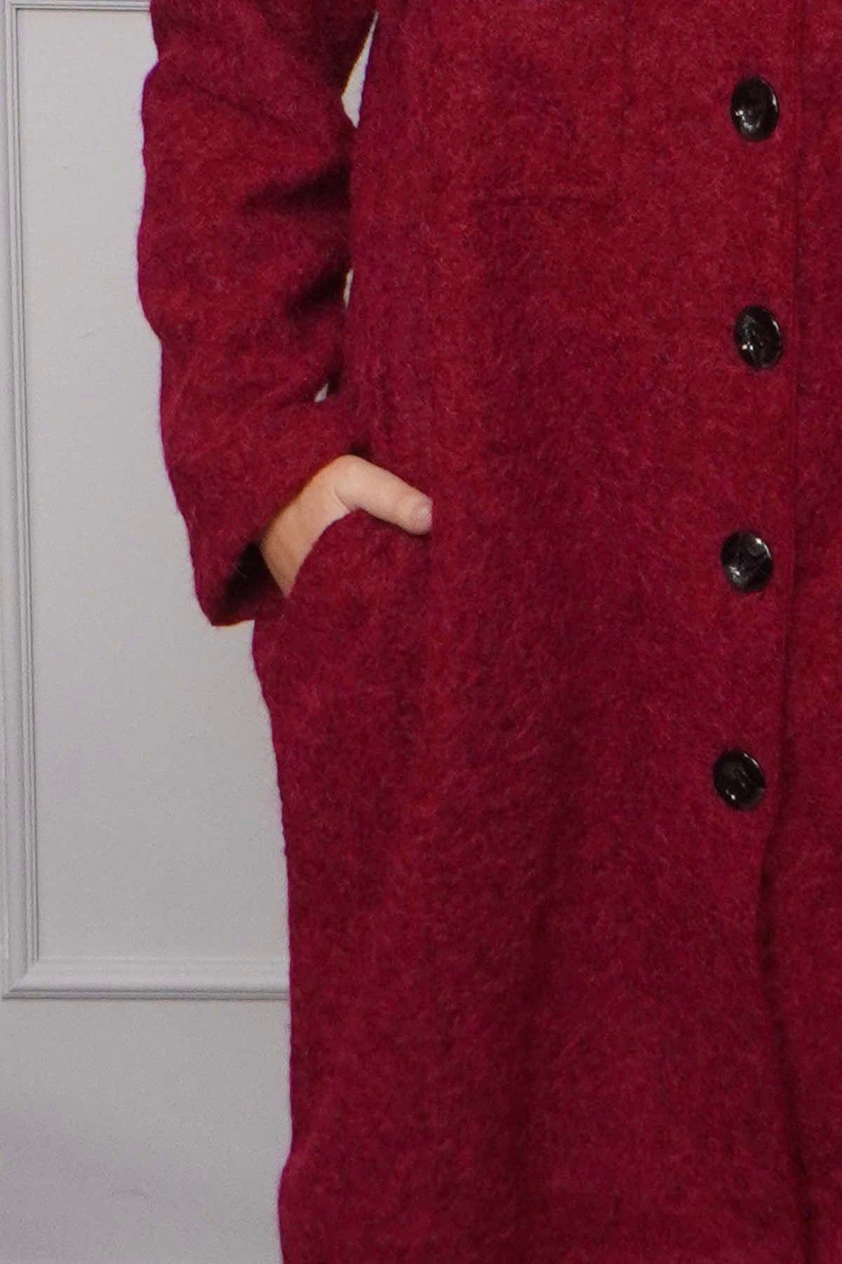 Chrysanta Coat Wine