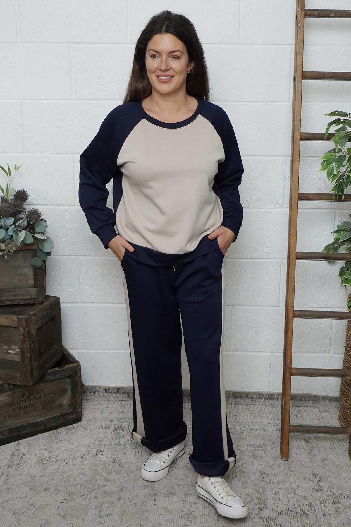 Maudie Top Navy