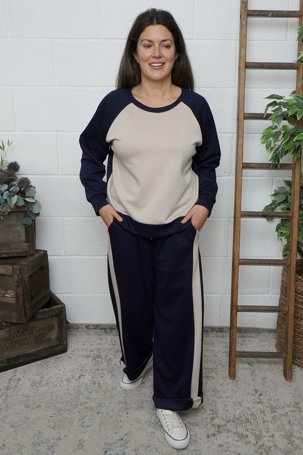 Maudie Top Navy