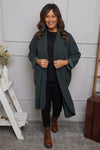 Kapri Needlecord Jacket Mid Grey