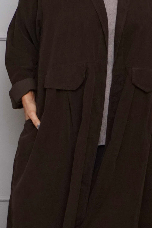Kapri Needlecord Jacket Cocoa - Image 3