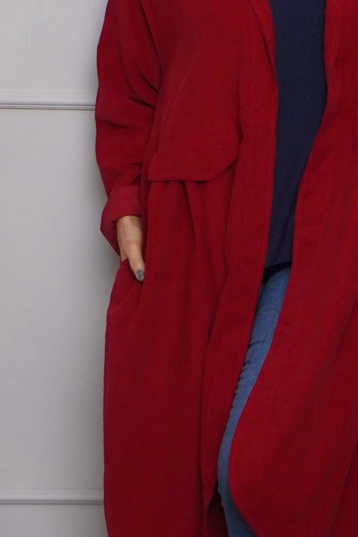 Kapri Needlecord Jacket Wine