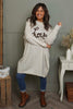 Love Knitted Jumper Dress Beige