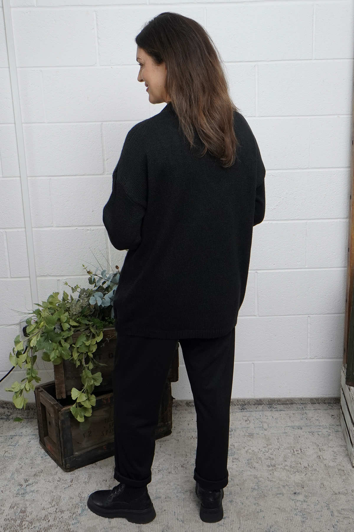 Elaine Knitted Jumper Black
