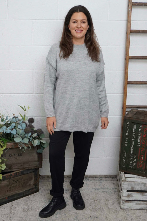 Elaine Knitted Jumper Grey - Image 2