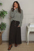 Zinnia Needlecord Skirt Cocoa