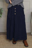 Zinnia Needlecord Skirt Navy