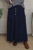Zinnia Needlecord Skirt Navy