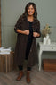 Sian Hooded Needlecord Jacket Cocoa