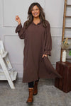 Kaya Collared Dress Cocoa