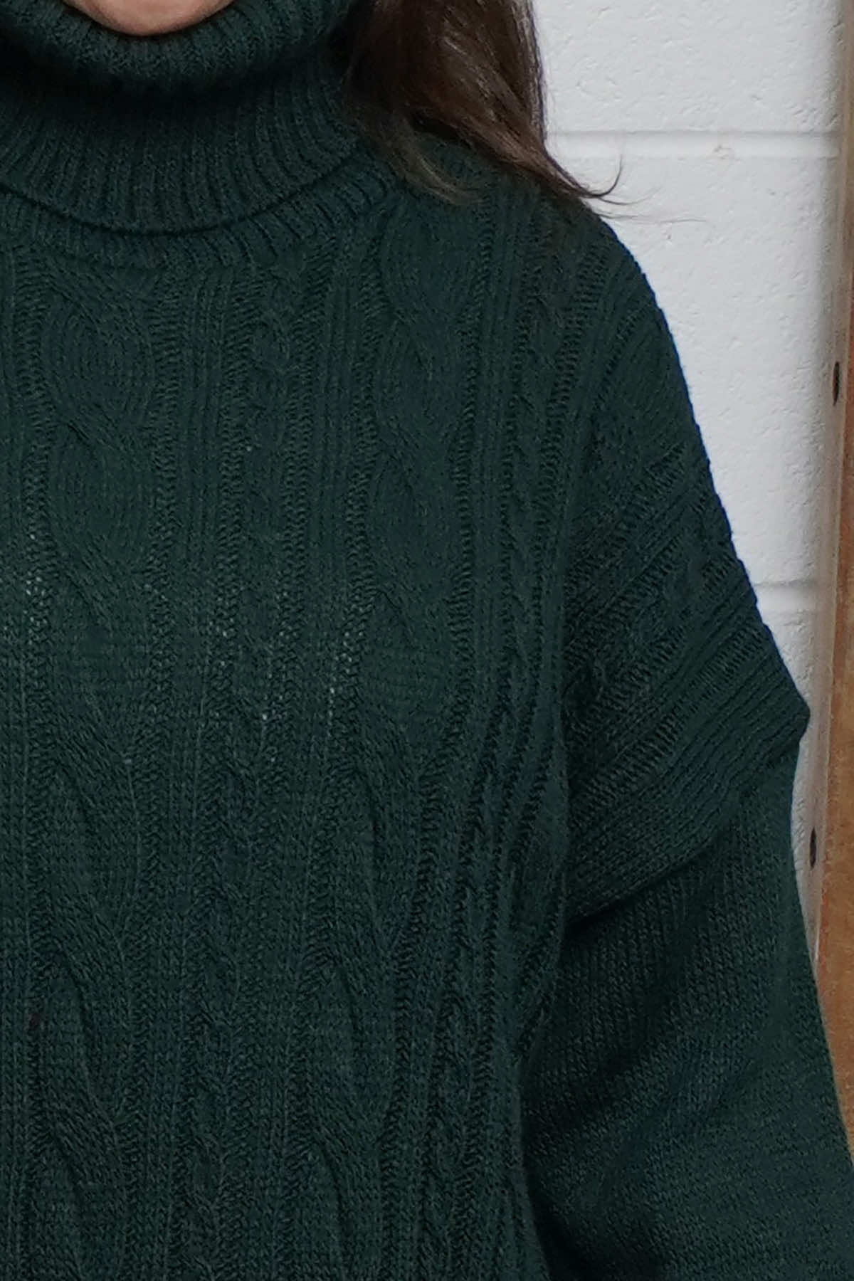 Bottle Green Moira Polo Knitted Jumper UK | Made In Italy | Kit