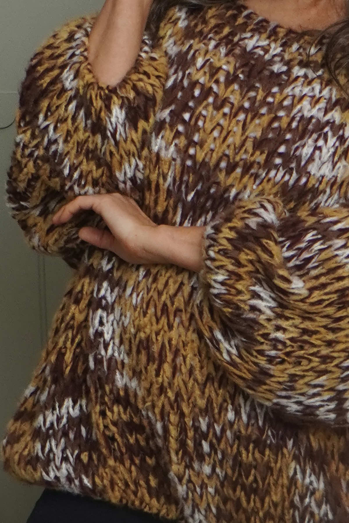 Leatrice Knitted Jumper Nutmeg