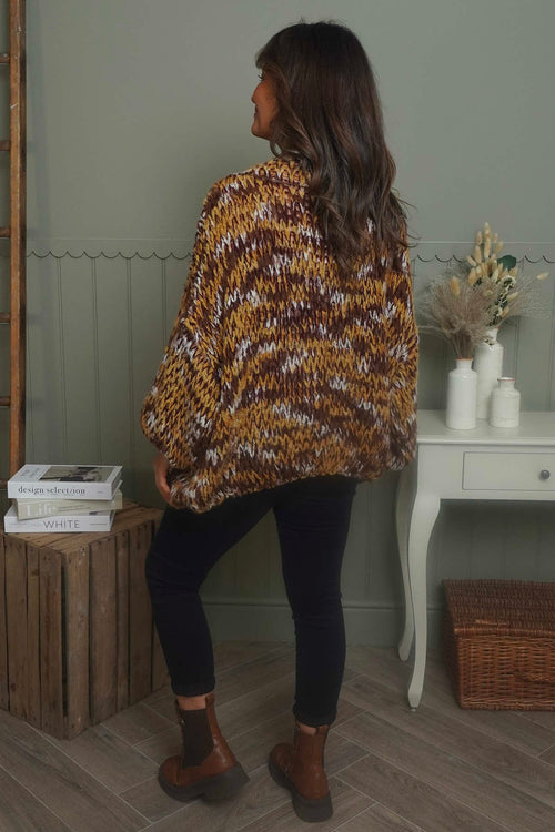 Leatrice Knitted Jumper Nutmeg - Image 4