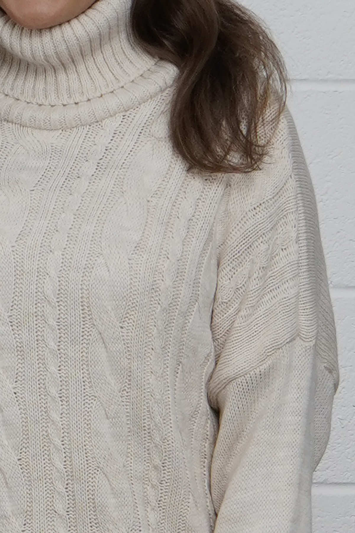 Moira Polo Knitted Jumper Stone