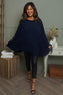 Anette Tie Sleeve Top Navy
