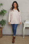 Kaila Flower Patch Cotton Top Pink