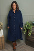 Dezi Needlecord Shirt Dress Navy