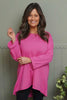 Sasha Cotton Top Fuchsia