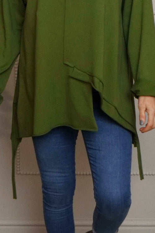 Garnette Cotton Top Olive - Image 3