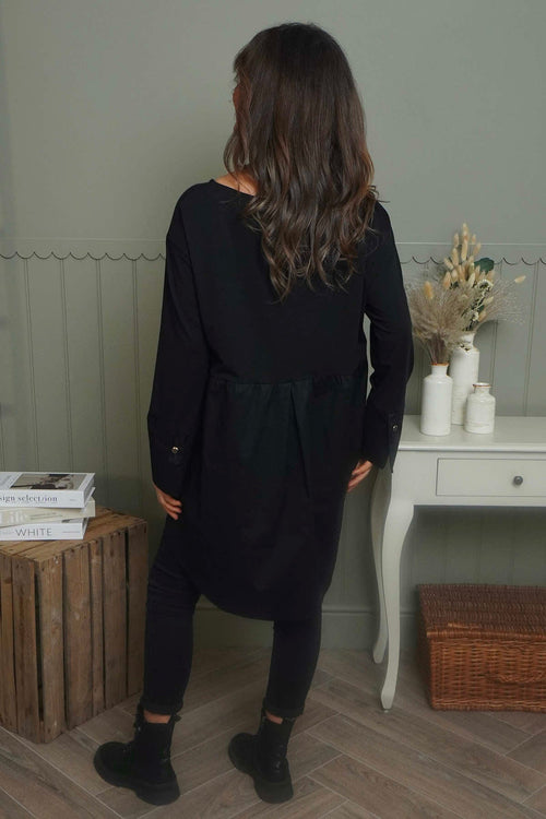 Arwen Cotton Shirt Black - Image 4