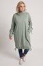 Dalary Cowl Neck Cotton Tunic Sage Green