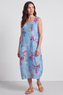 Darcie Floral Print Blue Dress