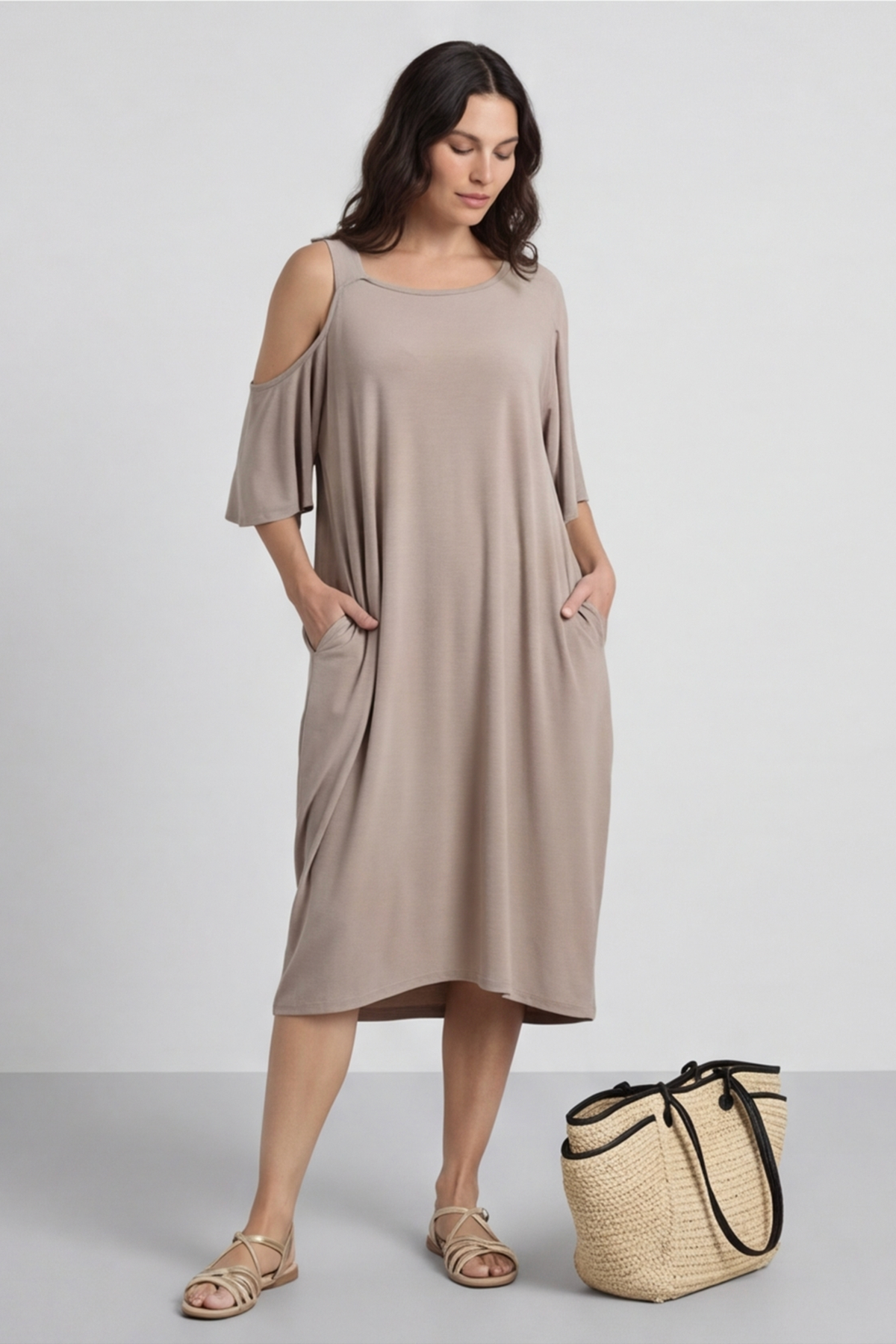 Dionne Dress Mocha