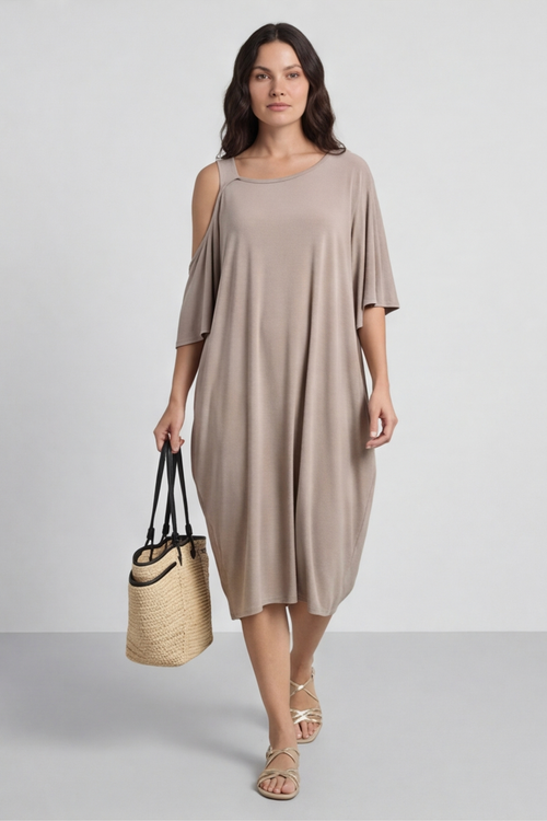 Dionne Dress Mocha - Image 4