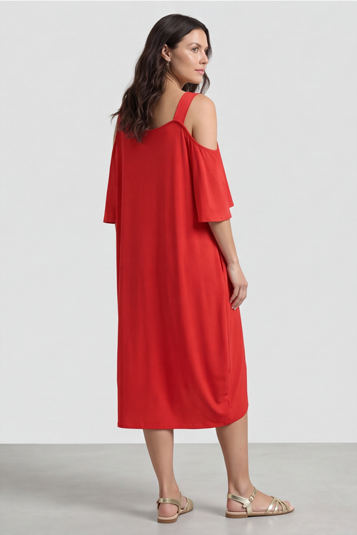 Dionne Dress Red - Image 2