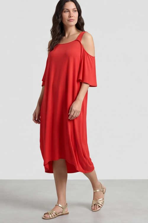Dionne Dress Red - Image 4