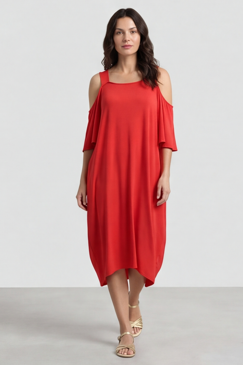 Dionne Dress Red - Image 5