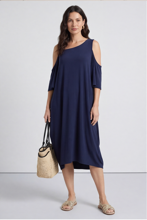 Dionne Dress Navy - Image 2