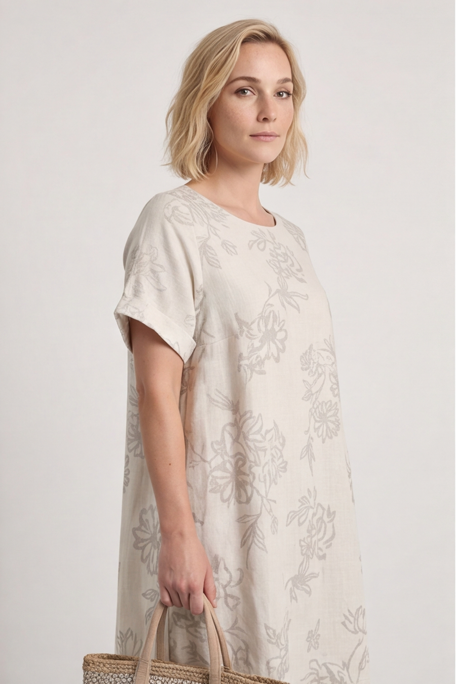 Ashlei Cotton Sleeve Dress
