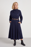 Eudora Belted Dress Navy