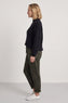 Effie Leopard Print Cotton Joggers Khaki