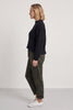 Effie Leopard Print Cotton Joggers Khaki