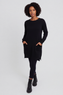 Elisa Pocket Knitted Tunic Black
