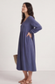 Eliza Cotton Dress Blue
