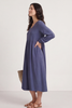 Eliza Cotton Dress Blue